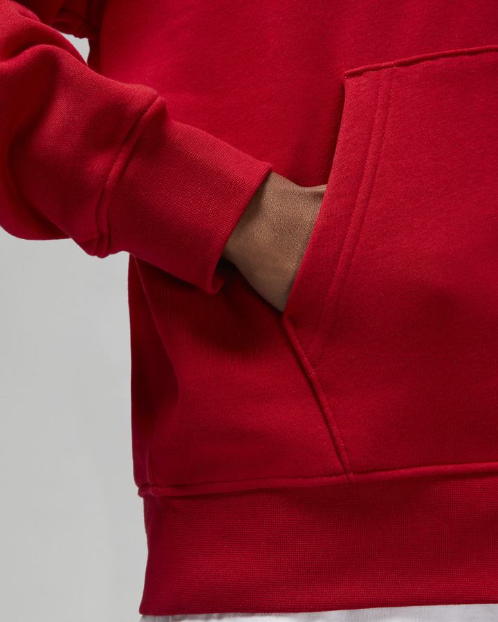 Sudadera Con Capucha Nike Jordan Essentials Full-Zip Fleece Hombre Rojas Blancas | LPHWZ-0769