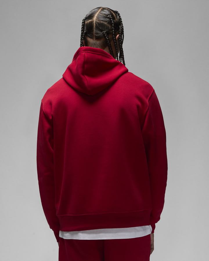Sudadera Con Capucha Nike Jordan Essential Fleece Hombre Rojas Blancas | SOVZP-3620