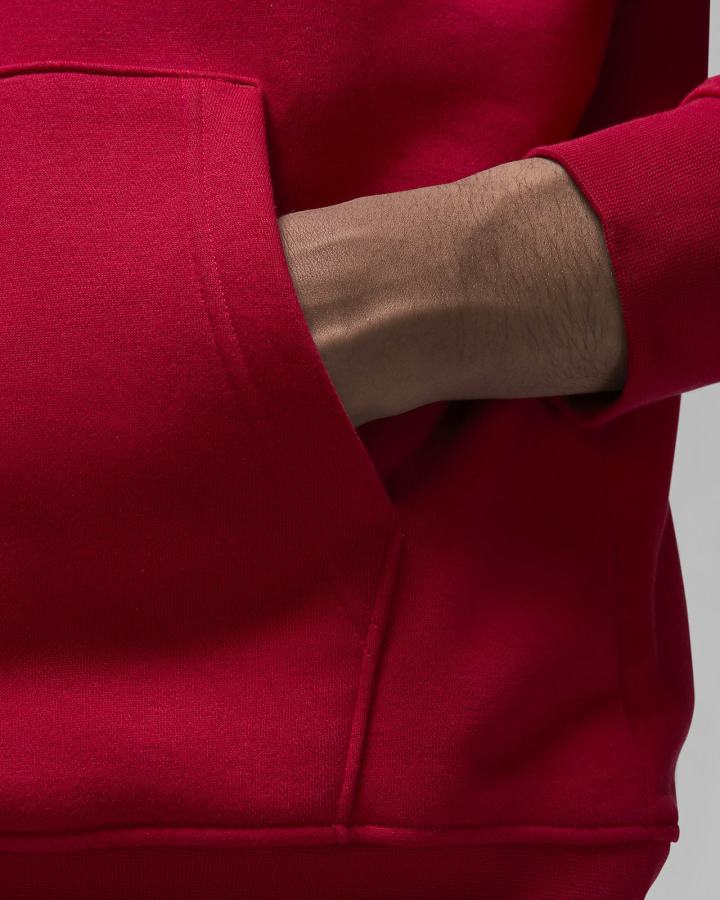 Sudadera Con Capucha Nike Jordan Essential Fleece Hombre Rojas Blancas | SOVZP-3620