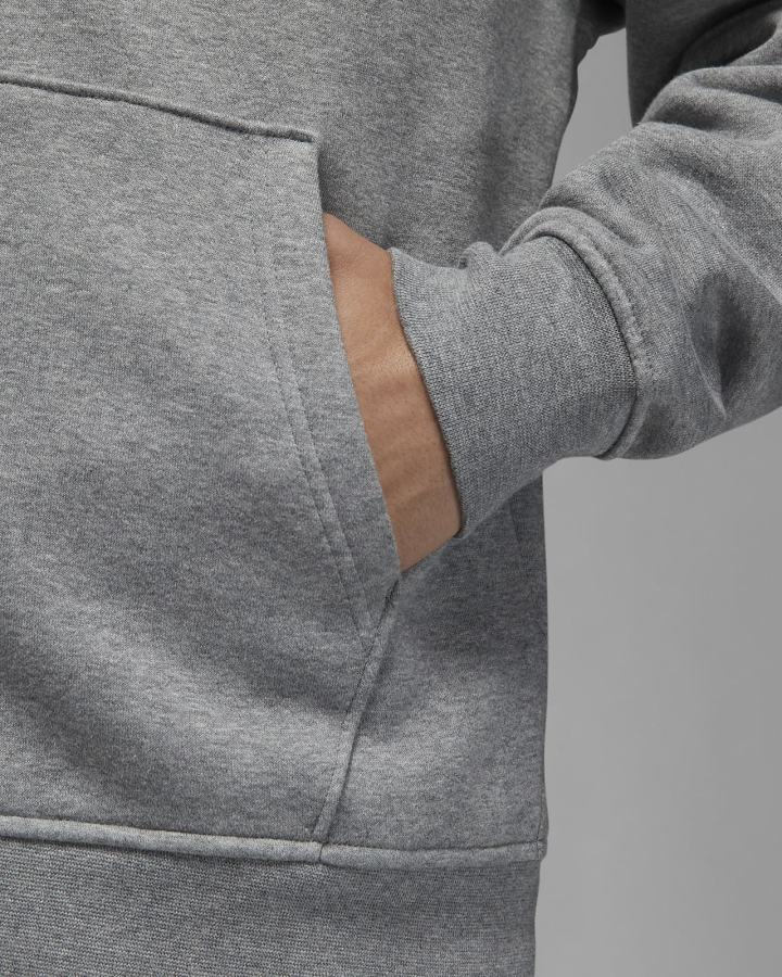 Sudadera Con Capucha Nike Jordan Essentials Full-Zip Fleece Hombre Gris Oscuro Blancas | UBMOI-6187