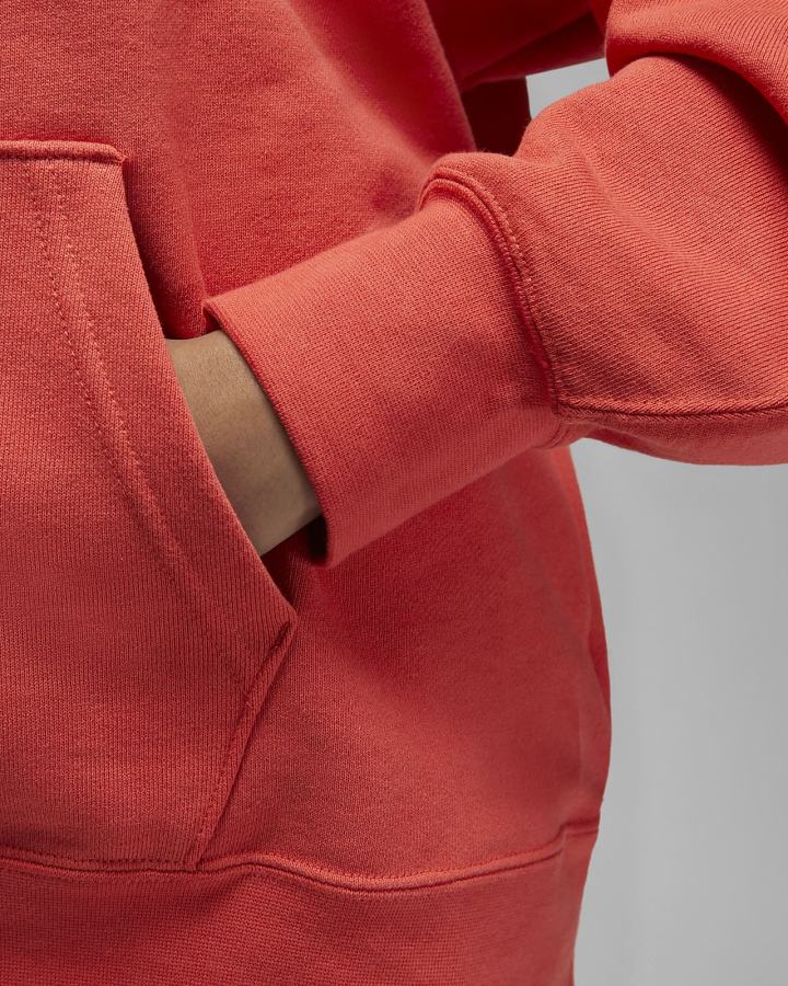 Sudadera Con Capucha Nike Jordan Flight Fleece Mujer Naranjas | AMSWQ-1067