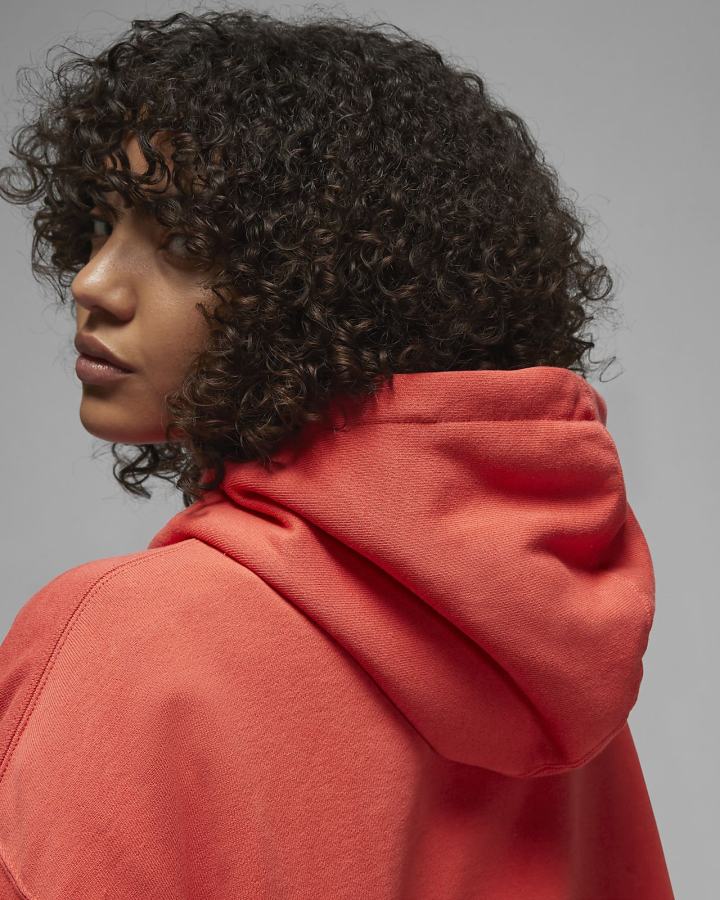 Sudadera Con Capucha Nike Jordan Flight Fleece Mujer Naranjas | AMSWQ-1067