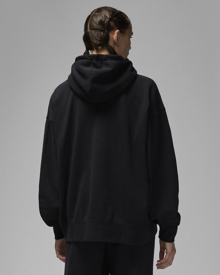 Sudadera Con Capucha Nike Jordan Flight Fleece Mujer Negras | QJIDM-5217