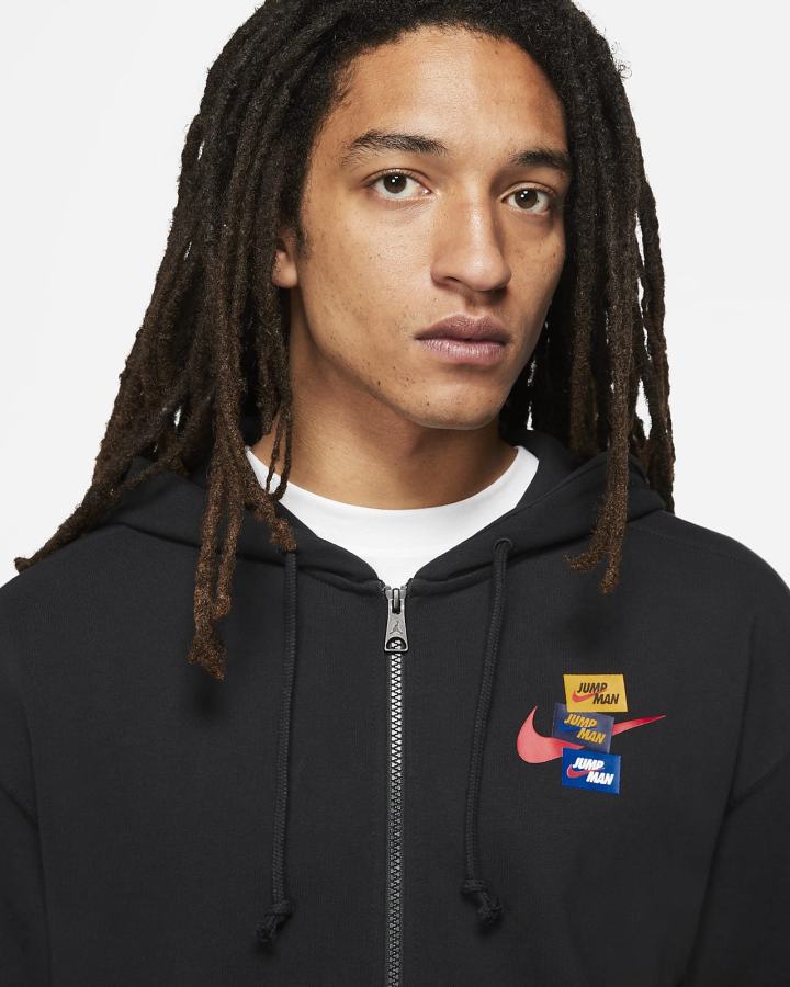 Sudadera Con Capucha Nike Jordan Jumpman Full-Zip Hombre Negras | DWLXN-9657