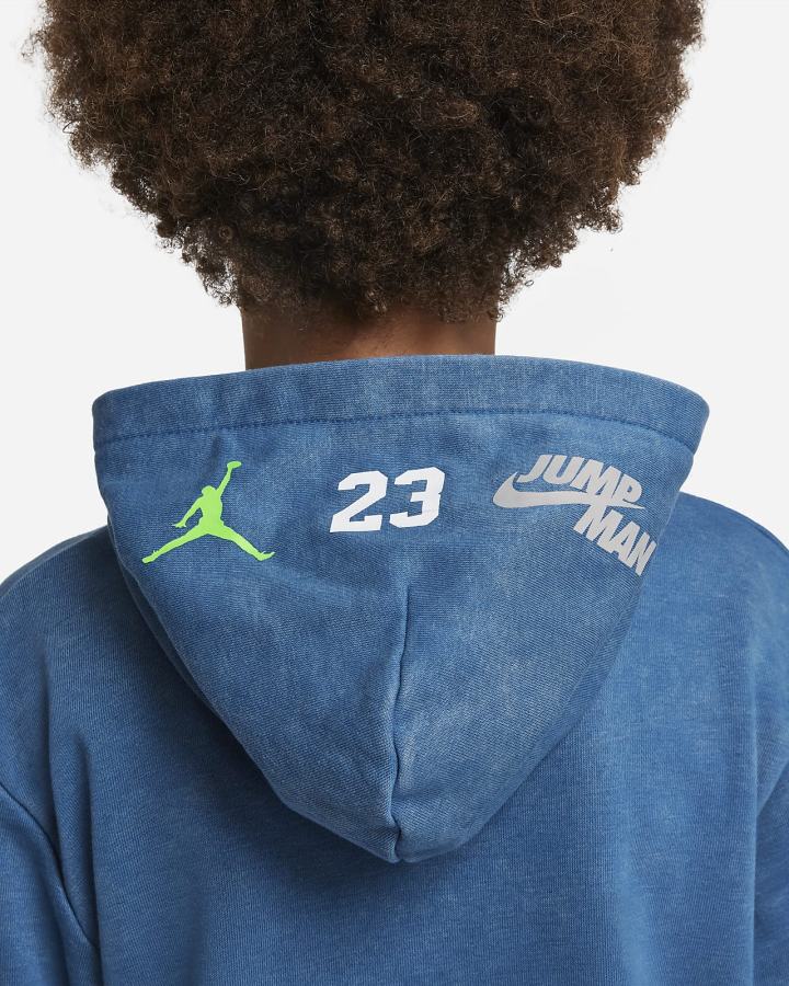 Sudadera Con Capucha Nike Jordan Jumpman Kids Niño Azules Oscuro | LOGUY-8752