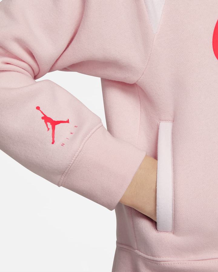 Sudadera Con Capucha Nike Jordan Jumpman Kids Niña Rosas | XZUFJ-1309