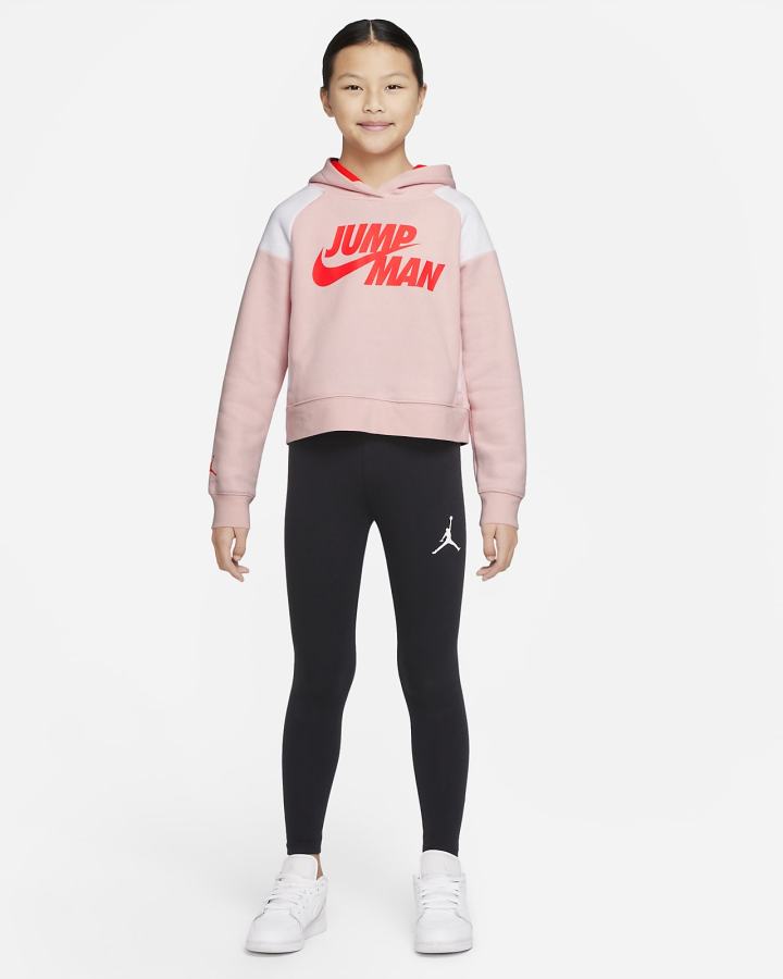 Sudadera Con Capucha Nike Jordan Jumpman Kids Niña Rosas | XZUFJ-1309