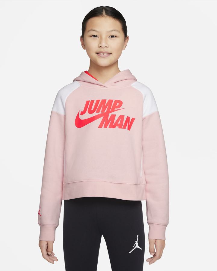 Sudadera Con Capucha Nike Jordan Jumpman Kids Niña Rosas | XZUFJ-1309