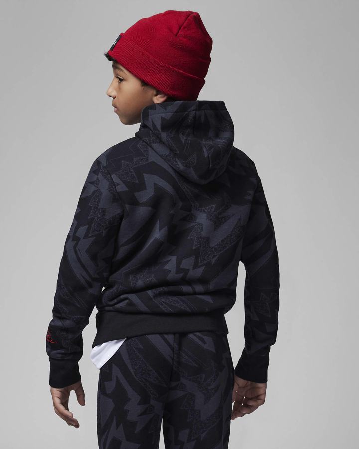 Sudadera Con Capucha Nike Jordan Kids Essentials Printed Fleece Niño Negras | CJIMF-6207