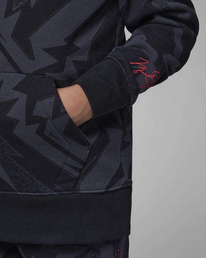 Sudadera Con Capucha Nike Jordan Kids Essentials Printed Fleece Niño Negras | CJIMF-6207
