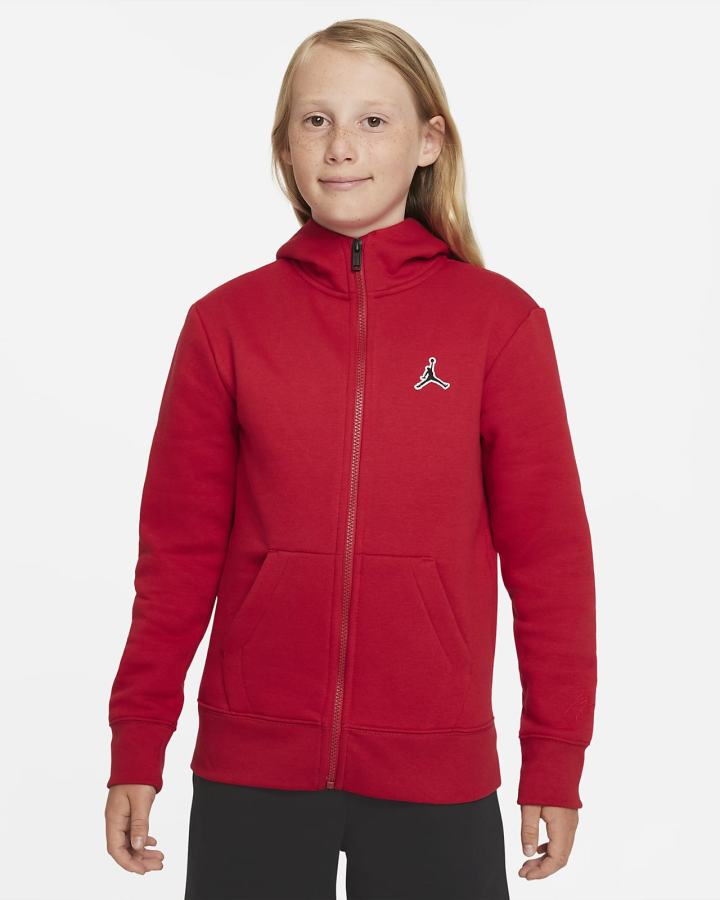 Sudadera Con Capucha Nike Jordan Kids Full-Zip Niño Rojas | ADORZ-5436