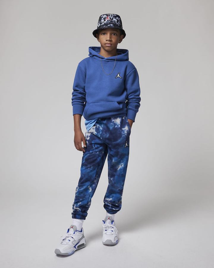 Sudadera Con Capucha Nike Jordan Kids Niño Azules | DFBYV-2381