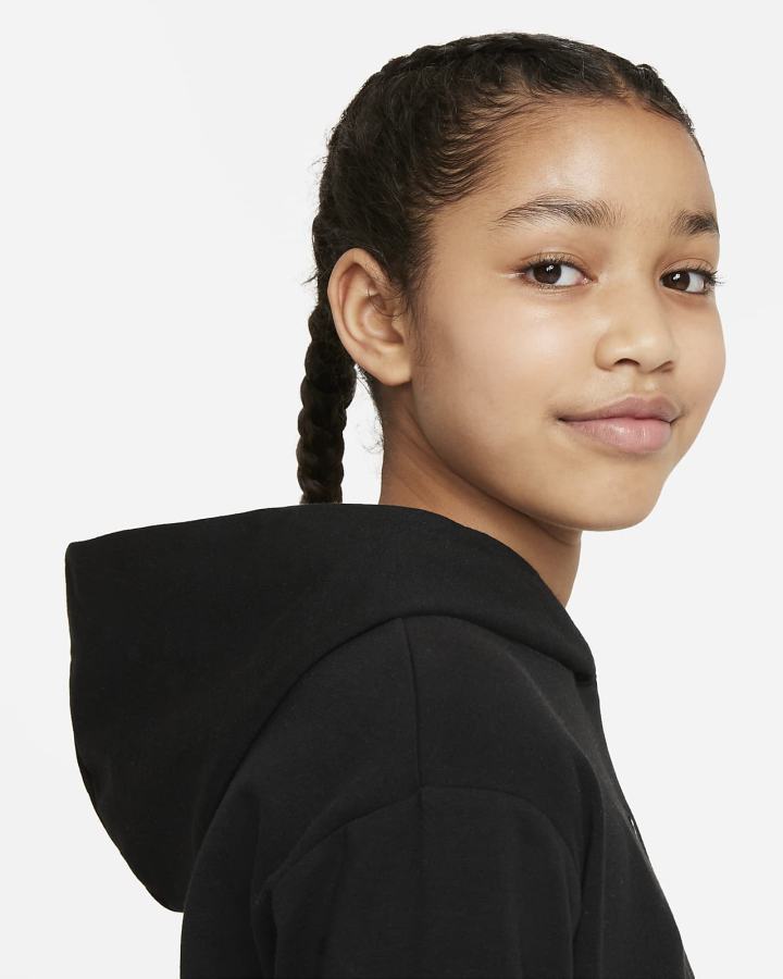 Sudadera Con Capucha Nike Jordan Kids Niña Negras | EDVYZ-5024