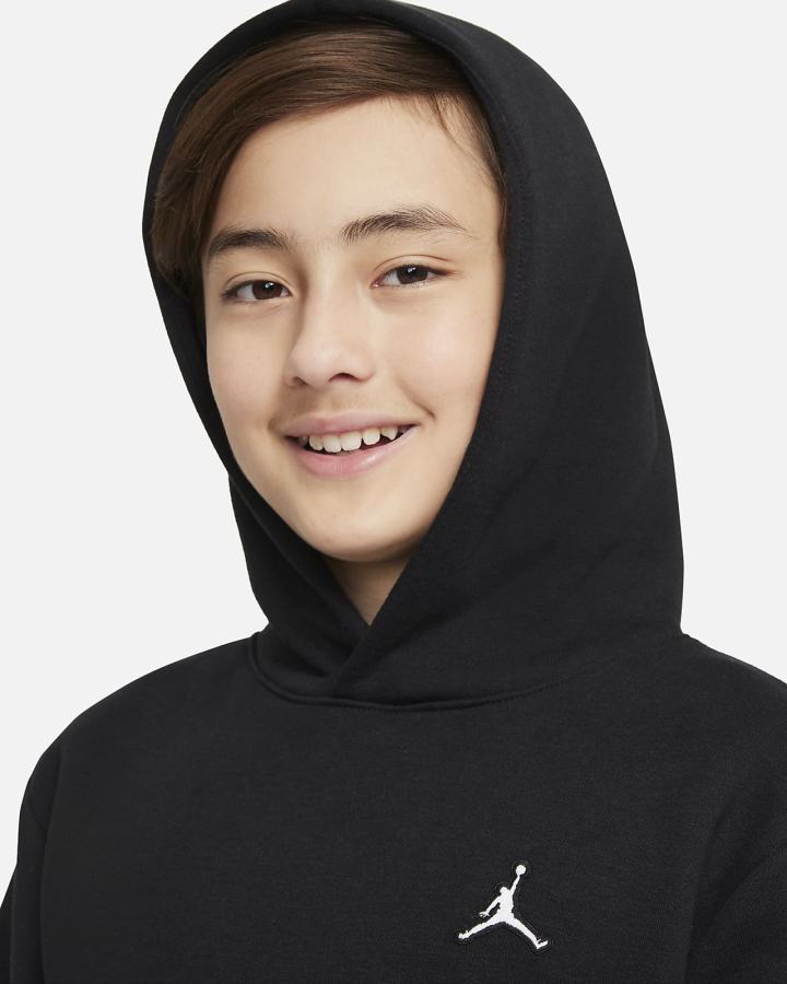 Sudadera Con Capucha Nike Jordan Kids Niño Negras | IMGVH-9743