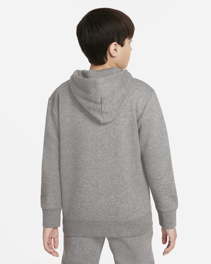 Sudadera Con Capucha Nike Jordan Kids Niño Gris Oscuro | LFBKV-0274