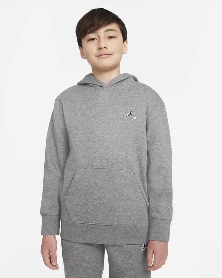 Sudadera Con Capucha Nike Jordan Kids Niño Gris Oscuro | LFBKV-0274