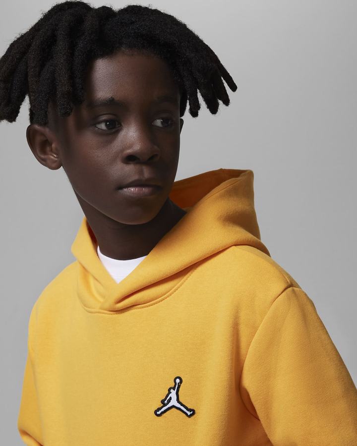 Sudadera Con Capucha Nike Jordan Kids Niño Amarillo | LQBGH-0126