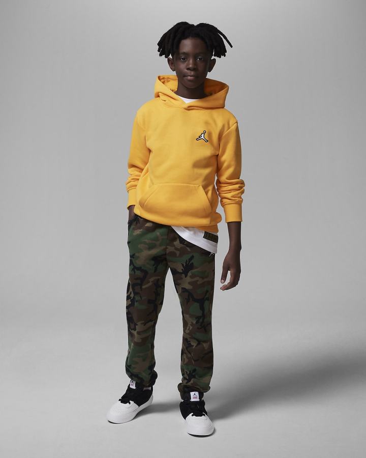 Sudadera Con Capucha Nike Jordan Kids Niño Amarillo | LQBGH-0126