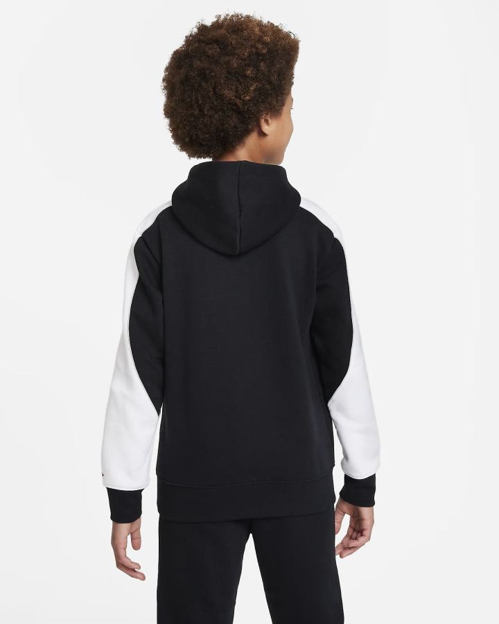 Sudadera Con Capucha Nike Jordan Kids Niño Negras | MSFXP-5739