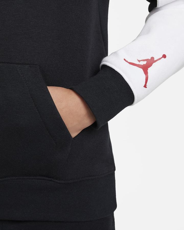 Sudadera Con Capucha Nike Jordan Kids Niño Negras | MSFXP-5739
