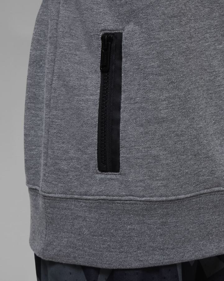 Sudadera Con Capucha Nike Jordan Kids Paris Saint-Germain French Terry Niño Gris Oscuro | YKXDZ-5409