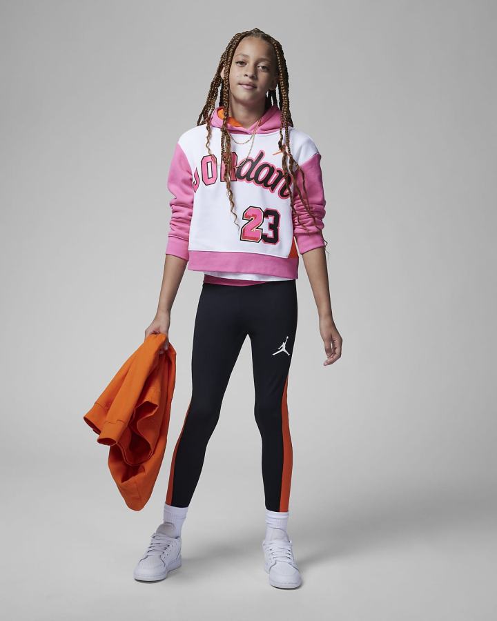 Sudadera Con Capucha Nike Jordan Kids You Can Play Boxy Niña Blancas | GEMFB-1674