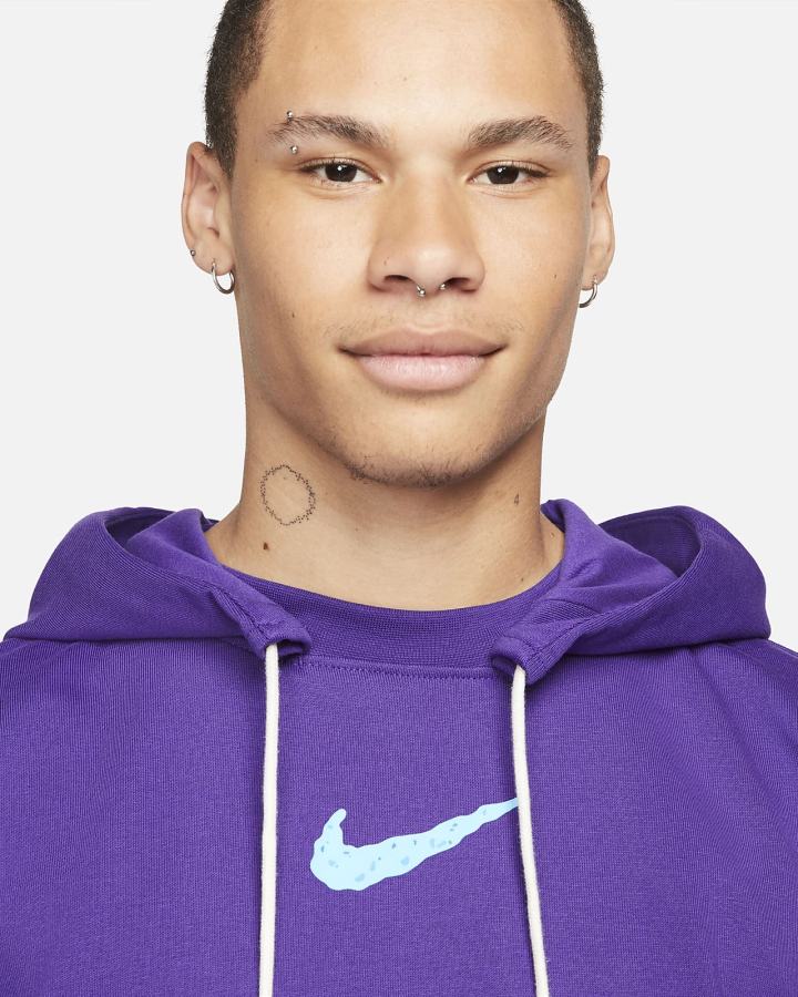Sudadera Con Capucha Nike LeBron x Fruity Pebbles Dri-FIT Standard Issue Basketball Hombre Moradas | XSJOZ-2689