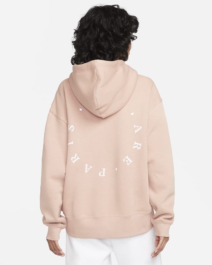 Sudadera Con Capucha Nike Paris Saint-Germain Fleece Mujer Rosas Blancas | DUZFV-5843