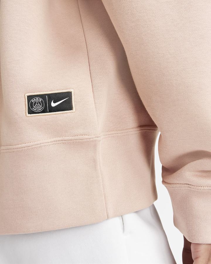 Sudadera Con Capucha Nike Paris Saint-Germain Fleece Mujer Rosas Blancas | DUZFV-5843