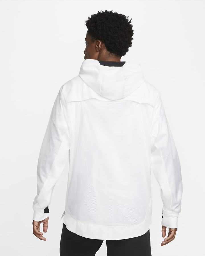 Sudadera Con Capucha Nike Pro 1/2-Zip Training Hombre Blancas Negras | QFRYI-2917