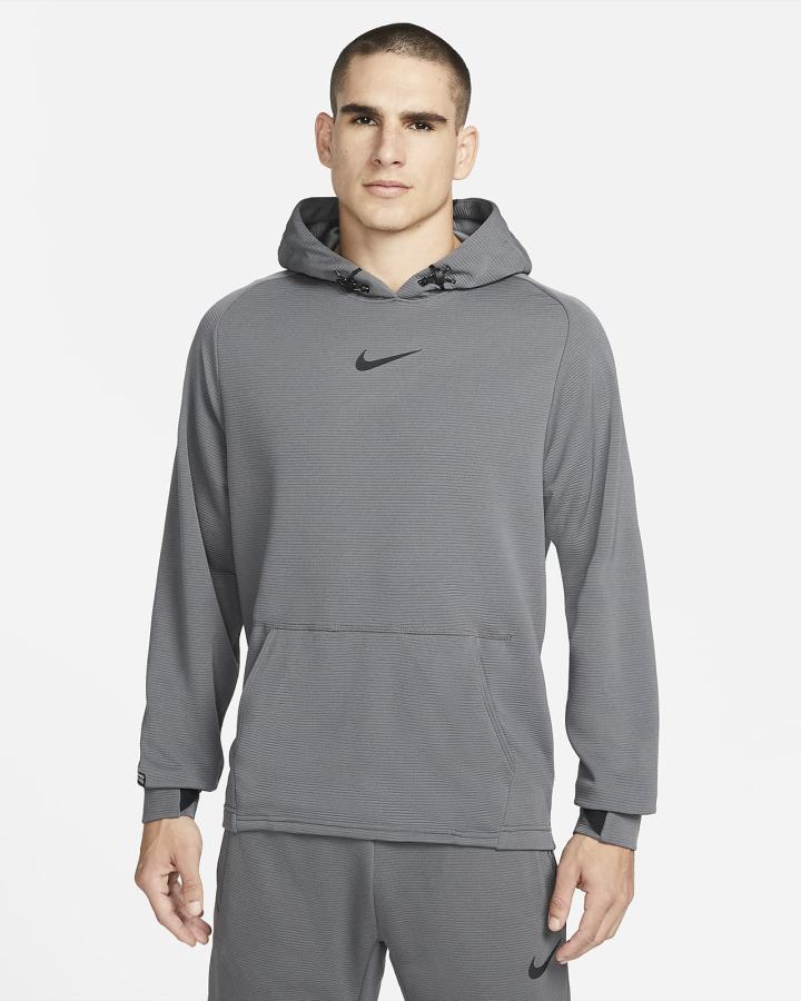 Sudadera Con Capucha Nike Pro Fleece Training Hombre Gris Negras | FPQKS-9251