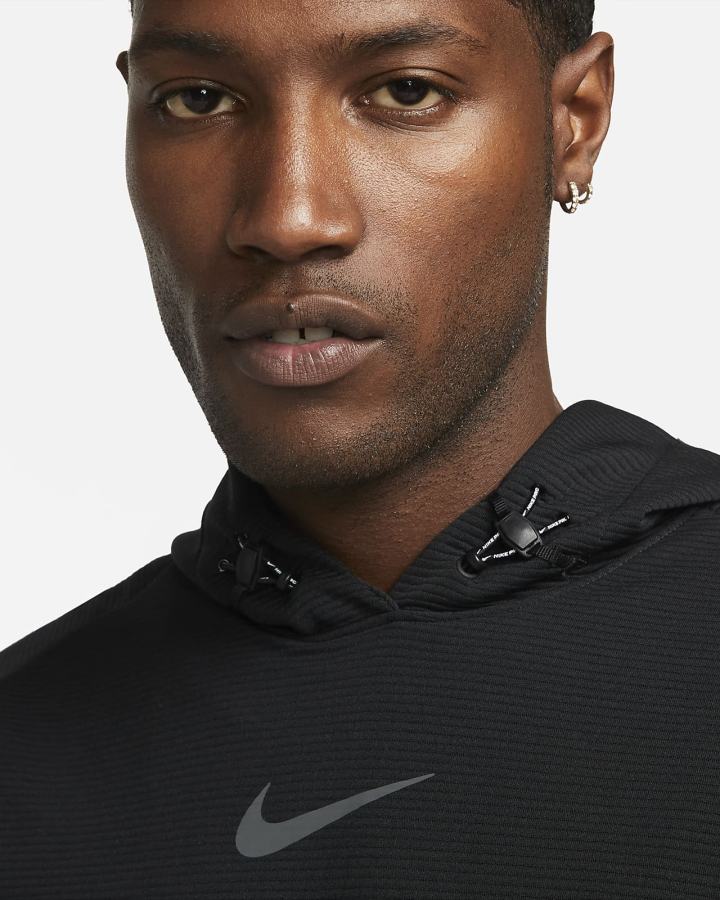 Sudadera Con Capucha Nike Pro Fleece Training Hombre Negras Gris | TIMDV-9347