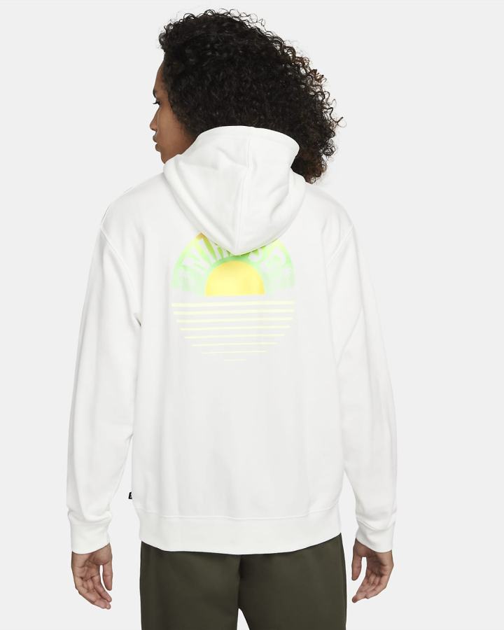 Sudadera Con Capucha Nike SB Estampadas Skate Hombre Blancas | IQVPM-6349