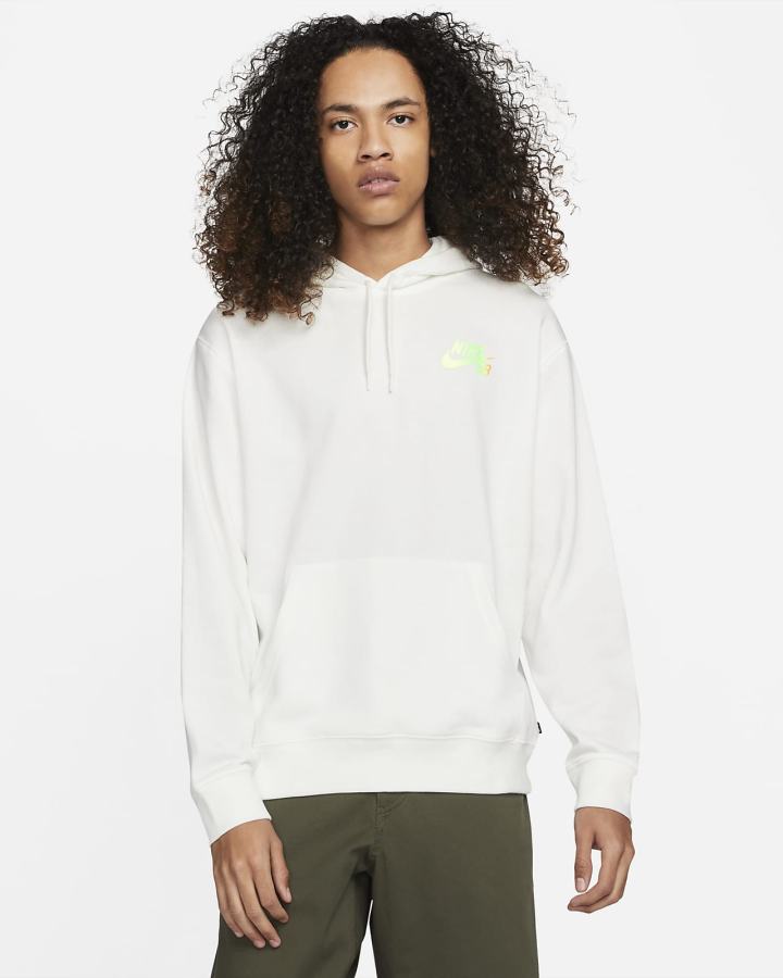 Sudadera Con Capucha Nike SB Estampadas Skate Hombre Blancas | IQVPM-6349