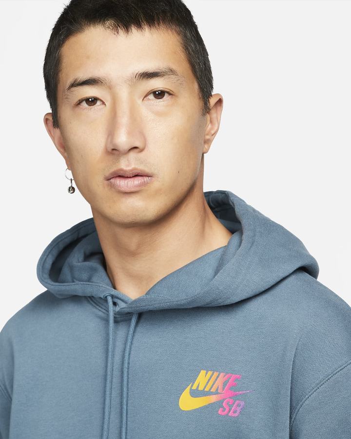 Sudadera Con Capucha Nike SB Estampadas Skate Hombre Gris Verde | LFJAX-4320