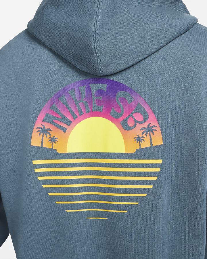Sudadera Con Capucha Nike SB Estampadas Skate Hombre Gris Verde | LFJAX-4320