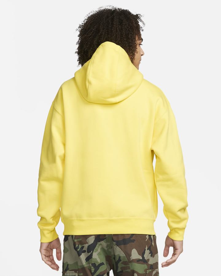 Sudadera Con Capucha Nike SB Fleece Skate Hombre Amarillo | HJICP-8243
