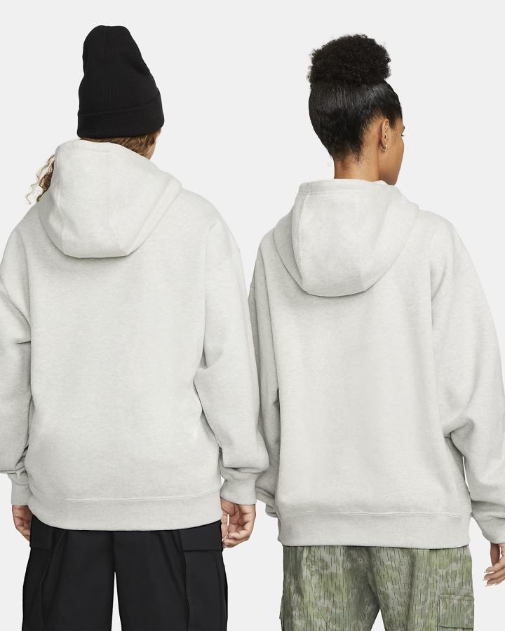 Sudadera Con Capucha Nike SB Fleece Skate Hombre Gris | NBJEK-3016
