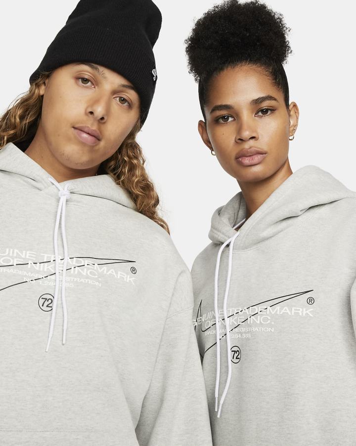 Sudadera Con Capucha Nike SB Fleece Skate Hombre Gris | NBJEK-3016