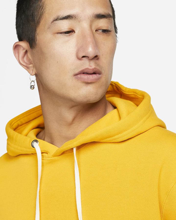 Sudadera Con Capucha Nike SB Premium Skate Hombre Amarillo | UVEWD-0129