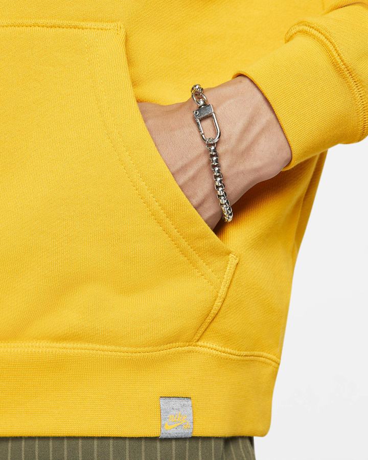 Sudadera Con Capucha Nike SB Premium Skate Hombre Amarillo | UVEWD-0129