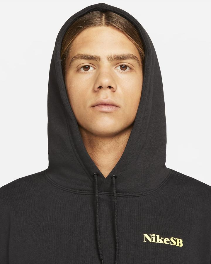 Sudadera Con Capucha Nike SB Skate Hombre Negras Amarillo | TVYIX-3764