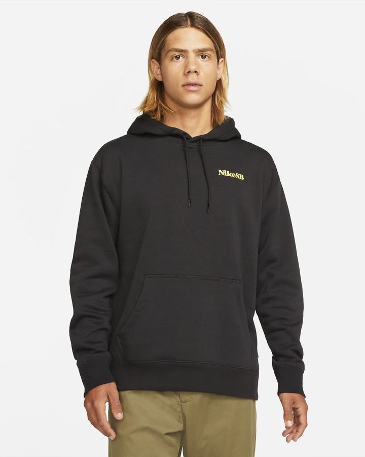 Sudadera Con Capucha Nike SB Skate Hombre Negras Amarillo | TVYIX-3764