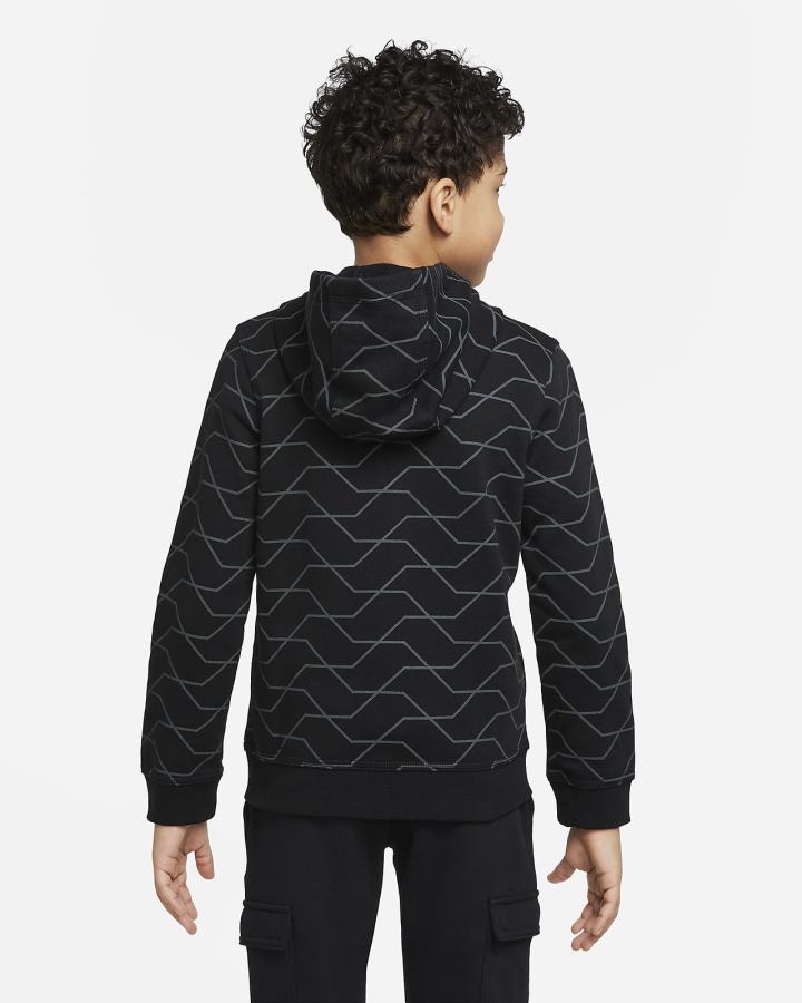 Sudadera Con Capucha Nike S.C. Corinthians Kids Full-Zip Fleece Niño Negras Gris Oscuro Blancas | YZTHG-2084