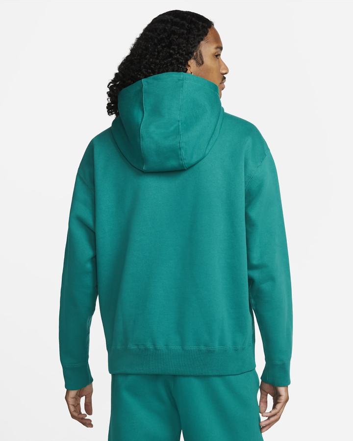 Sudadera Con Capucha Nike Solo Swoosh Fleece Hombre Verde Blancas | DHZTR-6984
