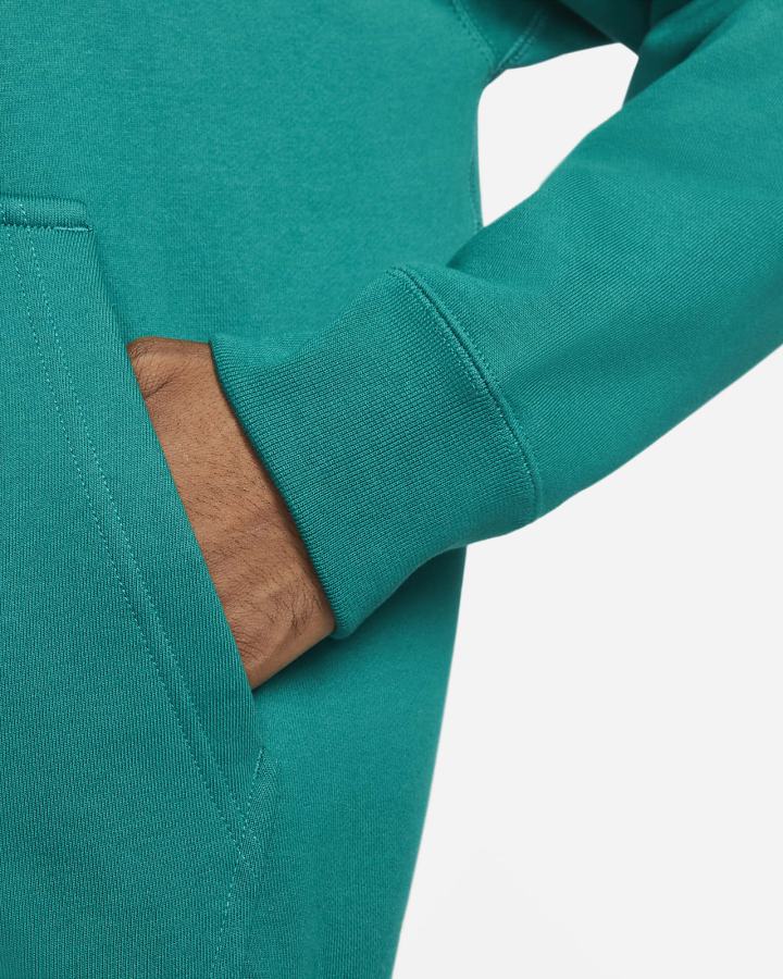 Sudadera Con Capucha Nike Solo Swoosh Fleece Hombre Verde Blancas | DHZTR-6984