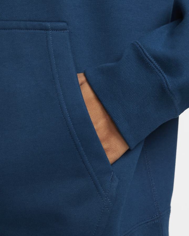 Sudadera Con Capucha Nike Solo Swoosh Fleece Hombre Azules Blancas | FMYKS-5603