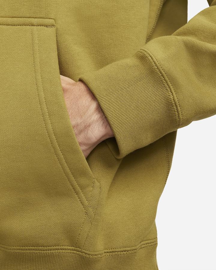 Sudadera Con Capucha Nike Solo Swoosh Fleece Hombre Blancas | SEMPW-4583