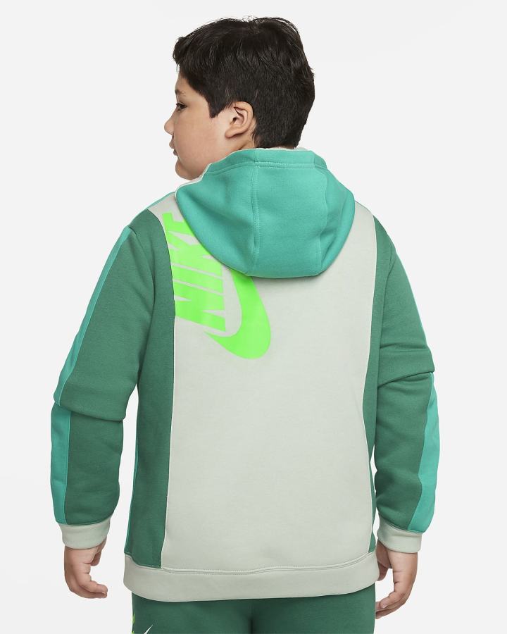 Sudadera Con Capucha Nike Sportswear Amplify Kids Niño Verde | DLMTV-7619