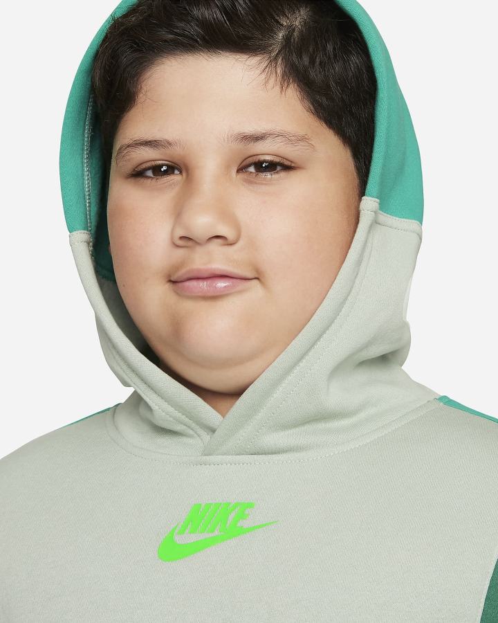 Sudadera Con Capucha Nike Sportswear Amplify Kids Niño Verde | DLMTV-7619